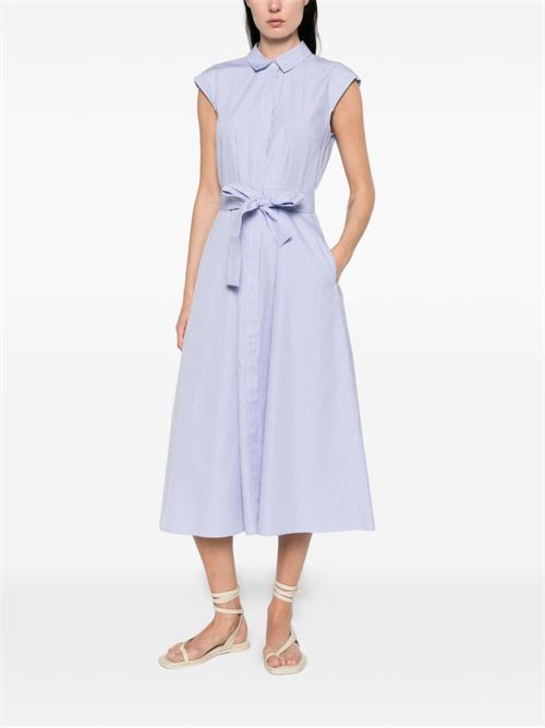 Abito donna Emme Marella lungo smanicato celeste e bianco EMME Marella | PESI026